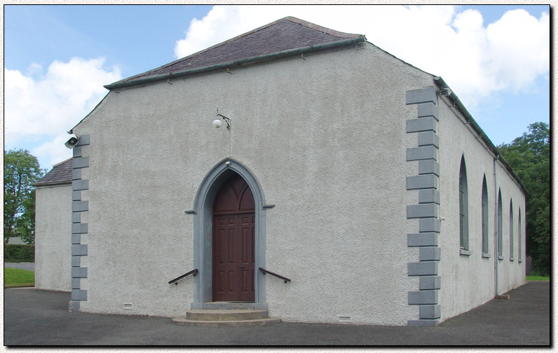 Photograph of Clarkesbridge and First Newtownhamilton Presbyterian Church, Co. Armagh, Northern Ireland, U.K.