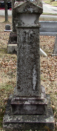 Headstone of Ann Sinton Adams (née Murphy) 1812 - 1881