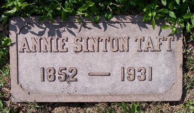 Headstone of Anne Sinton Taft