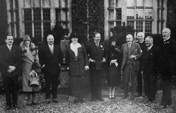 Group photograph outside Rossmore Castle, Co. Monaghan