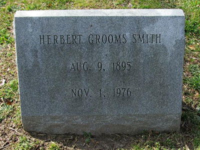 Herbert Grooms Smith 1895 - 1976