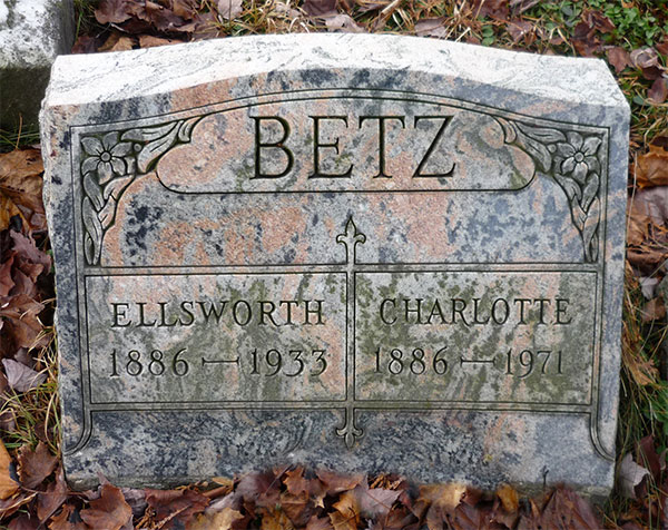 John Ellsworth Betz 1886 - 1933
