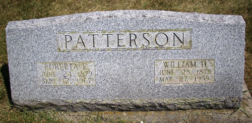Headstone of William Henry Patterson