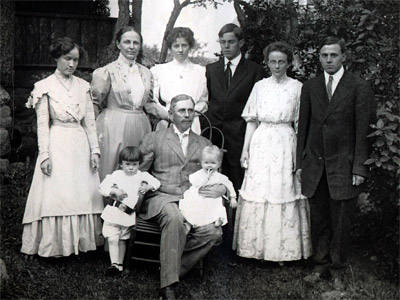 William Sinton and family